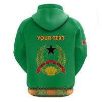Personalised Guinea Bissau Hoodie Dashiki Pattern - Wonder Print Shop
