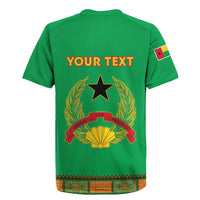 Personalised Guinea Bissau Rugby Jersey Dashiki Pattern - Wonder Print Shop