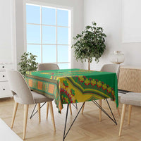 Personalised Guinea Bissau Tablecloth Dashiki Pattern - Wonder Print Shop