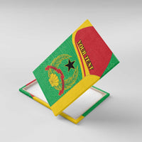 Personalised Guinea Bissau Canvas Wall Art Coat Of Arms - African Pattern - Wonder Print Shop