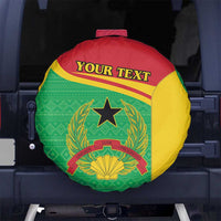 Personalised Guinea Bissau Spare Tire Cover Coat Of Arms - African Pattern - Wonder Print Shop