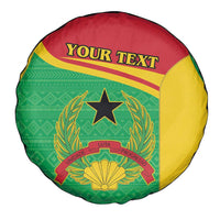 Personalised Guinea Bissau Spare Tire Cover Coat Of Arms - African Pattern - Wonder Print Shop