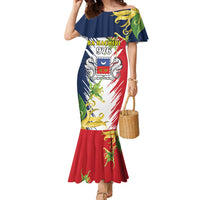 Ra Hachiri 976 Family Matching Mermaid Dress and Hawaiian Shirt Coat Of Arms With Ylang Ylang