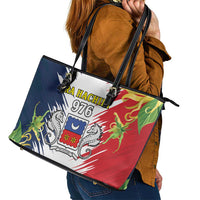 Ra Hachiri 976 Leather Tote Bag Coat Of Arms With Ylang Ylang
