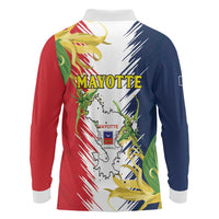 Ra Hachiri 976 Long Sleeve Polo Shirt Coat Of Arms With Ylang Ylang