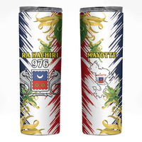Mayotte Skinny Tumbler Coat Of Arms With Ylang Ylang
