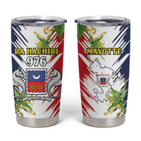 Mayotte Tumbler Cup Coat Of Arms With Ylang Ylang