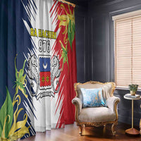 Ra Hachiri 976 Window Curtain Coat Of Arms With Ylang Ylang