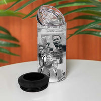 Civil Rights Leaders 4 in 1 Can Cooler Tumbler Freedom Is Equal Housing Too