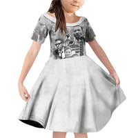 Civil Rights Leaders Family Matching Off Shoulder Short Dress and Hawaiian Shirt Freedom Is Equal Housing Too