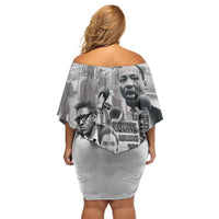 Civil Rights Leaders Family Matching Off Shoulder Short Dress and Hawaiian Shirt Freedom Is Equal Housing Too