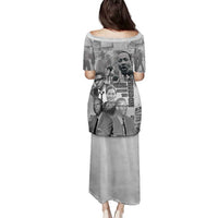 Civil Rights Leaders Family Matching Puletasi and Hawaiian Shirt Freedom Is Equal Housing Too