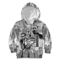 Civil Rights Leaders Kid Hoodie Freedom Is Equal Housing Too