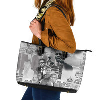 Civil Rights Leaders Leather Tote Bag Freedom Is Equal Housing Too