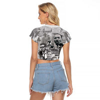 Civil Rights Leaders Raglan Cropped T Shirt Freedom Is Equal Housing Too