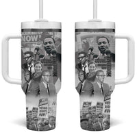 Civil Rights Leaders Tumbler With Handle Freedom Is Equal Housing Too