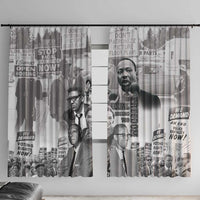 Civil Rights Leaders Window Curtain Freedom Is Equal Housing Too