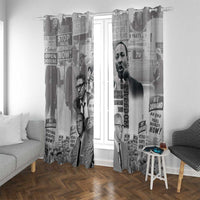 Civil Rights Leaders Window Curtain Freedom Is Equal Housing Too