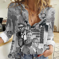 Civil Rights Leaders Women Casual Shirt Freedom Is Equal Housing Too