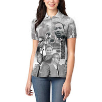 Civil Rights Leaders Women Polo Shirt Freedom Is Equal Housing Too