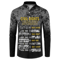 Black History Month Button Sweatshirt Civil Rights Movement