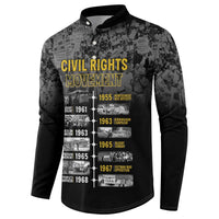 Black History Month Button Sweatshirt Civil Rights Movement