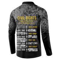 Black History Month Button Sweatshirt Civil Rights Movement