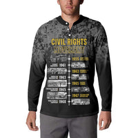 Black History Month Button Sweatshirt Civil Rights Movement