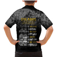 Black History Month Family Matching Mermaid Dress and Hawaiian Shirt Civil Rights Movement