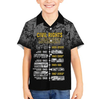 Black History Month Family Matching Tank Maxi Dress and Hawaiian Shirt Civil Rights Movement