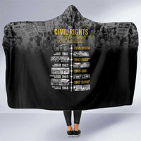 Black History Month Hooded Blanket Civil Rights Movement