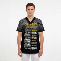 Black History Month Scrub Top Civil Rights Movement - Wonder Print Shop