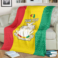 Personalised Guinea Blanket Coat Of Arms Flag Style