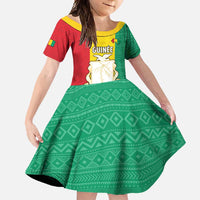 Personalised Guinea Family Matching Tank Maxi Dress and Hawaiian Shirt Coat Of Arms Flag Style