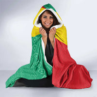 Personalised Guinea Hooded Blanket Coat Of Arms Flag Style