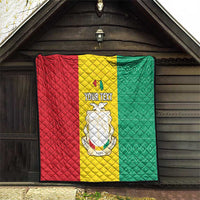 Personalised Guinea Quilt Coat Of Arms Flag Style