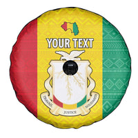 Personalised Guinea Spare Tire Cover Coat Of Arms Flag Style