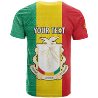 Personalised Guinea T Shirt Coat Of Arms Flag Style