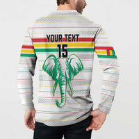 Custom Guinea Football Button Sweatshirt Go Champions