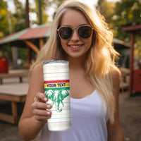 Custom Guinea Football Skinny Tumbler Go Champions