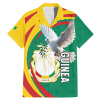 Guinea-Conakry Family Matching Mermaid Dress and Hawaiian Shirt Coat Of Arms With Pigeon