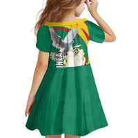 Guinea-Conakry Family Matching Off Shoulder Maxi Dress and Hawaiian Shirt Coat Of Arms With Pigeon