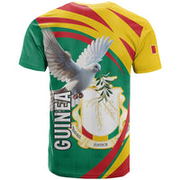 Guinea-Conakry T Shirt Coat Of Arms With Pigeon