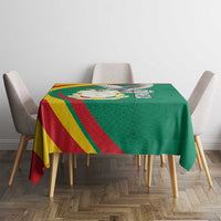 Guinea-Conakry Tablecloth Coat Of Arms With Pigeon