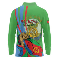 Eritrea Independence Day Long Sleeve Polo Shirt 24th May