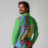 Eritrea Independence Day Long Sleeve Polo Shirt 24th May