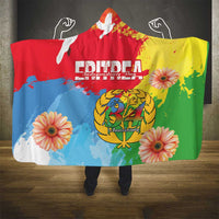 Personalised Eritrea Independence Day Hooded Blanket Grunge Style