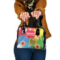 Personalised Eritrea Independence Day Shoulder Handbag Grunge Style