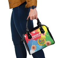 Personalised Eritrea Independence Day Shoulder Handbag Grunge Style