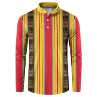 Eritrea Traditional Saho Button Sweatshirt Mix Tilet Pattern